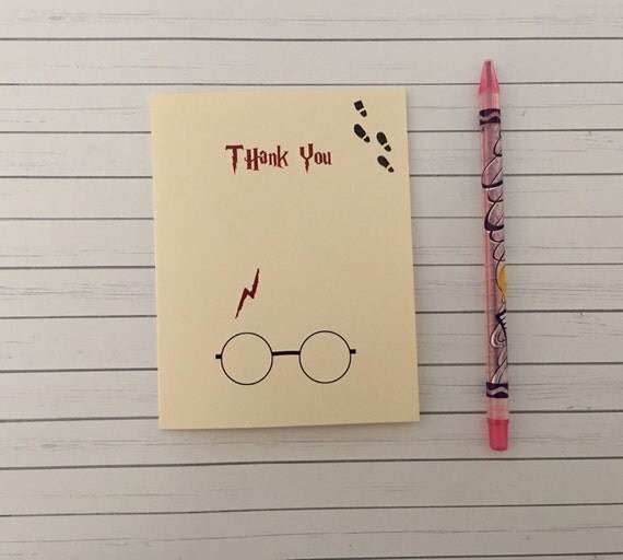 Harry Potter thank you notesHarry Potter thank you