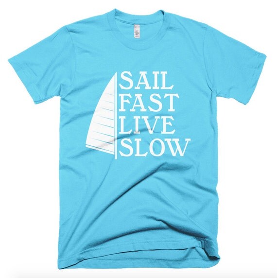 Men's Sailing TShirt Sailing T shirt Sails Tshirt
