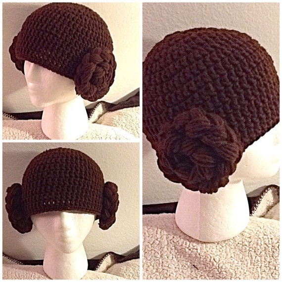 Ewok Hood and Princess Leia Beanie Star Wars - PATTERN ...