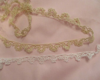 Hand Tatted 5/8" Lace Edging by Hald-Yard