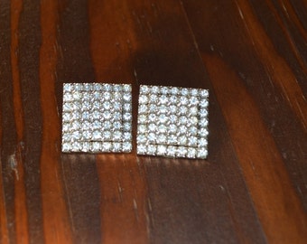 faux clip earrings