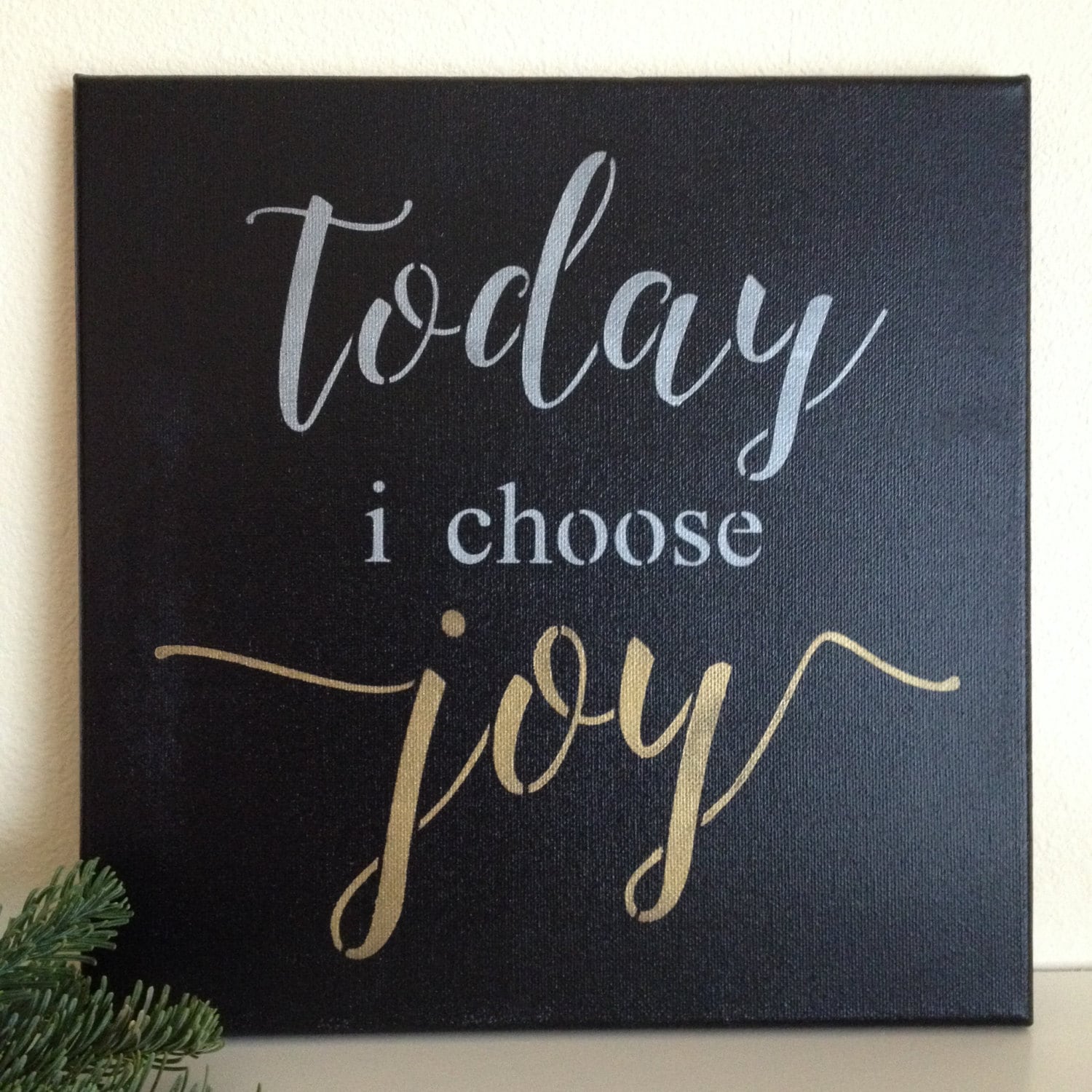 Today I choose Joy by SignChateau on Etsy