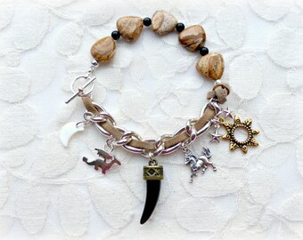 Khaleesi INSPIRED charm bracelet