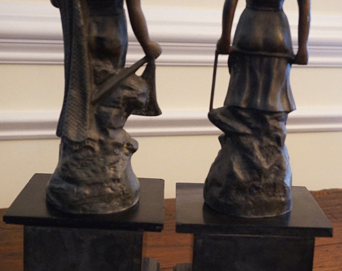 French Spelter Figurines
