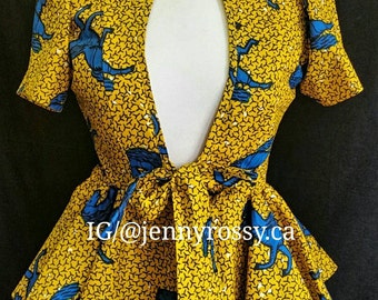 Items similar to African Print Jacket on Etsy