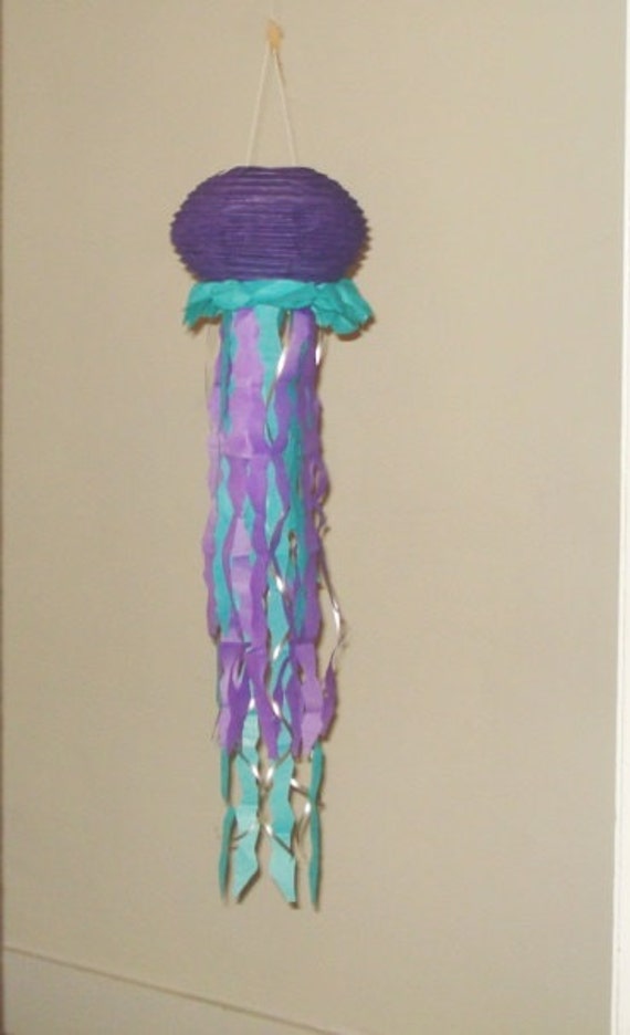 Purple Jellyfish Paper Lanterns 8. Party Decorations