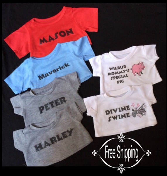 Personalized Stuffed Animal/American Doll baby doll T Shirt