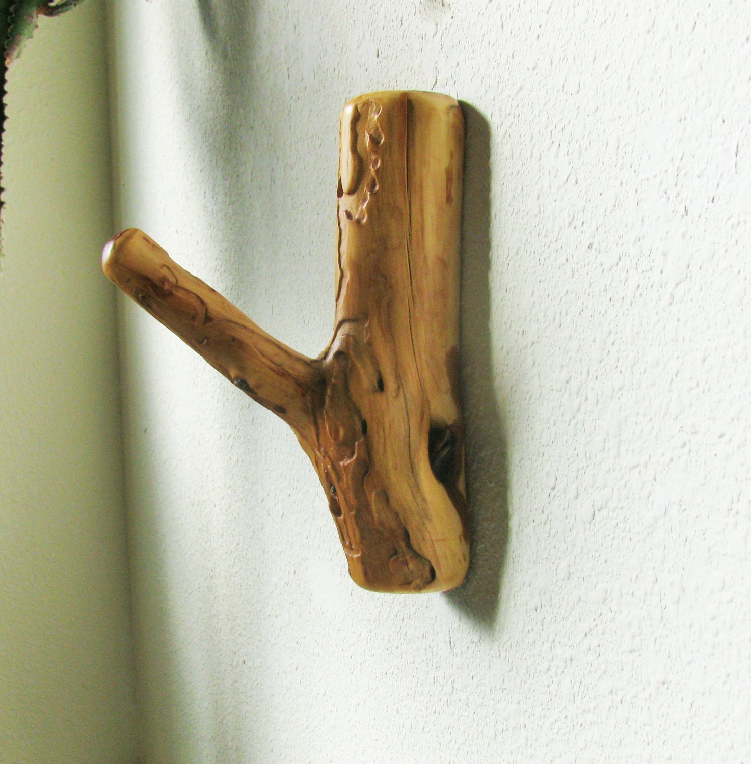 Beautiful natural reclaimed tree branch Wall Hook for coat