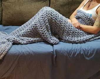 Mermaid Tail Blanket, Mermaid Blanket, Adult Size, Child Size, Teen Size, Baby Size