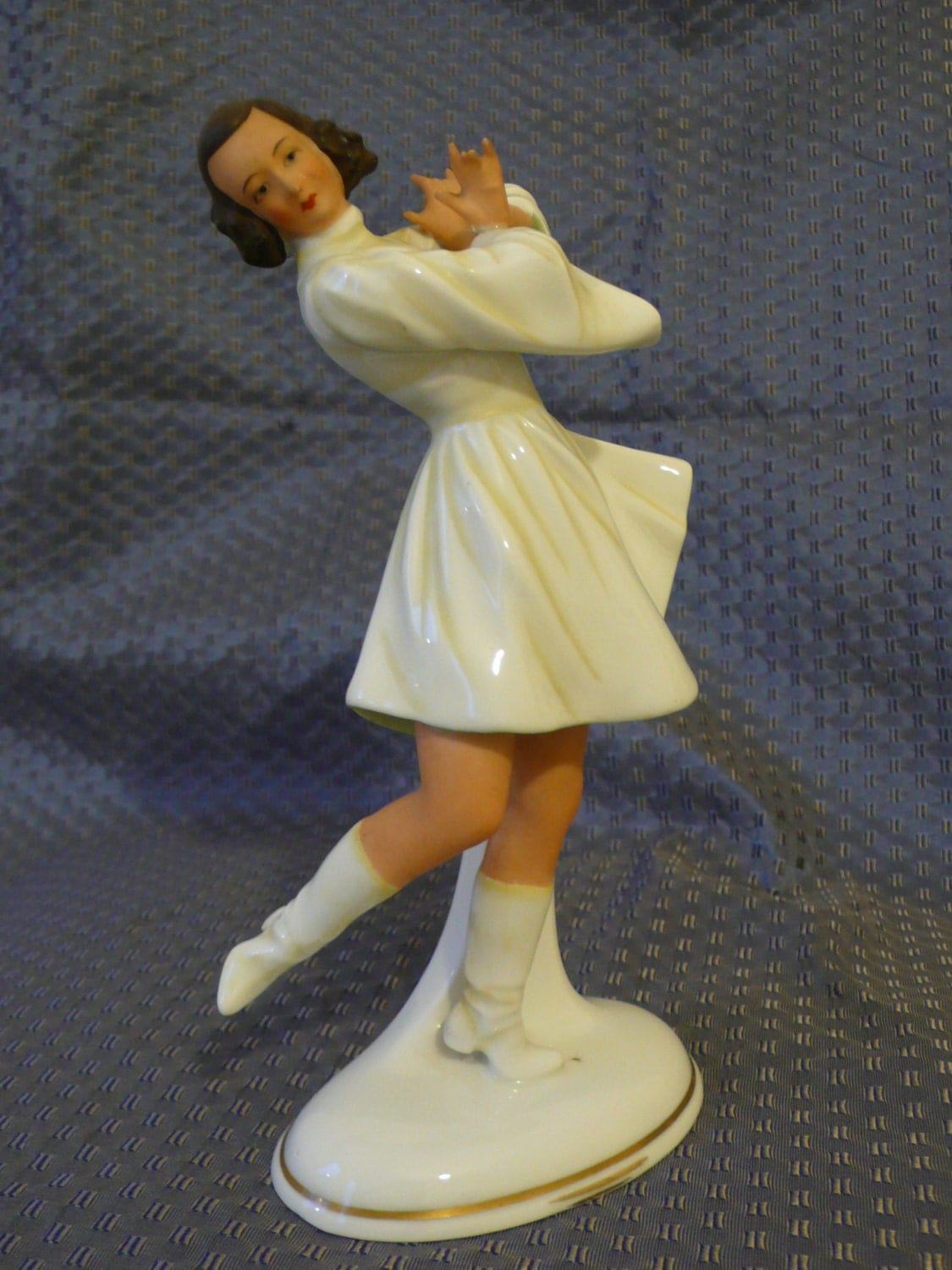 ART DECO porcelain figurine Schaubach art Germany porcelain