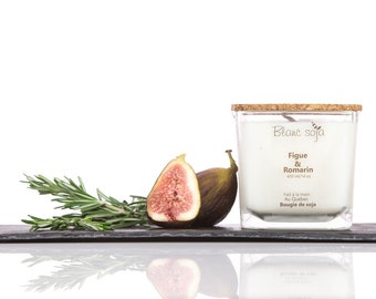Fig and Rosemary Soy Candle