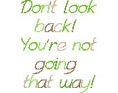 Modern cross stitch quote. Contemporary cross stitch sampler. Modern cross stitch quote. Contemporary cross stitch sampler.