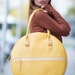 Women tote women bag Leather Tote Bag Leather Yellow Tote