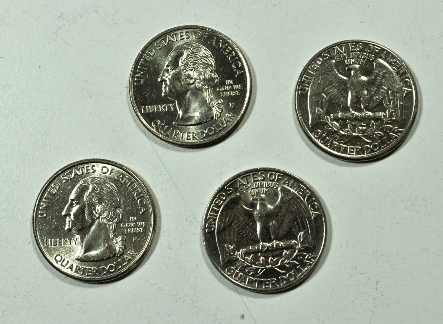 Two Sided Quarter Set Heads & Tails Never lose a coin