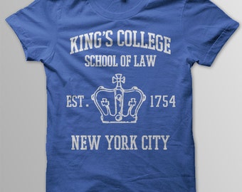HAMILTON Shirt, Alexander Hamilton, Aaron Burr, King's College School of Law, Hamilton Gift, Hamilton, Burr 1800, Broadway Shirt