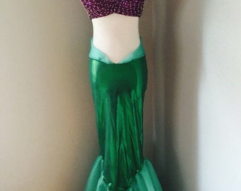 Little mermaid costume set finn and top