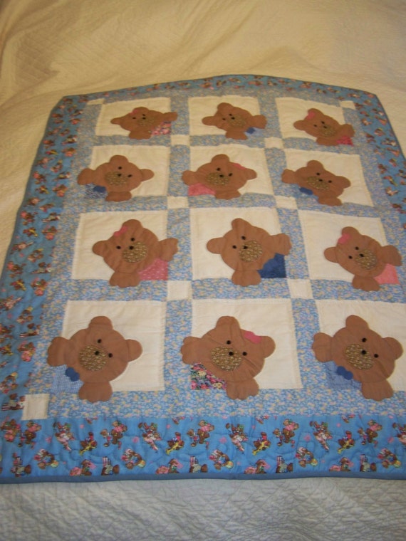 peek a boo bear quilt pattern