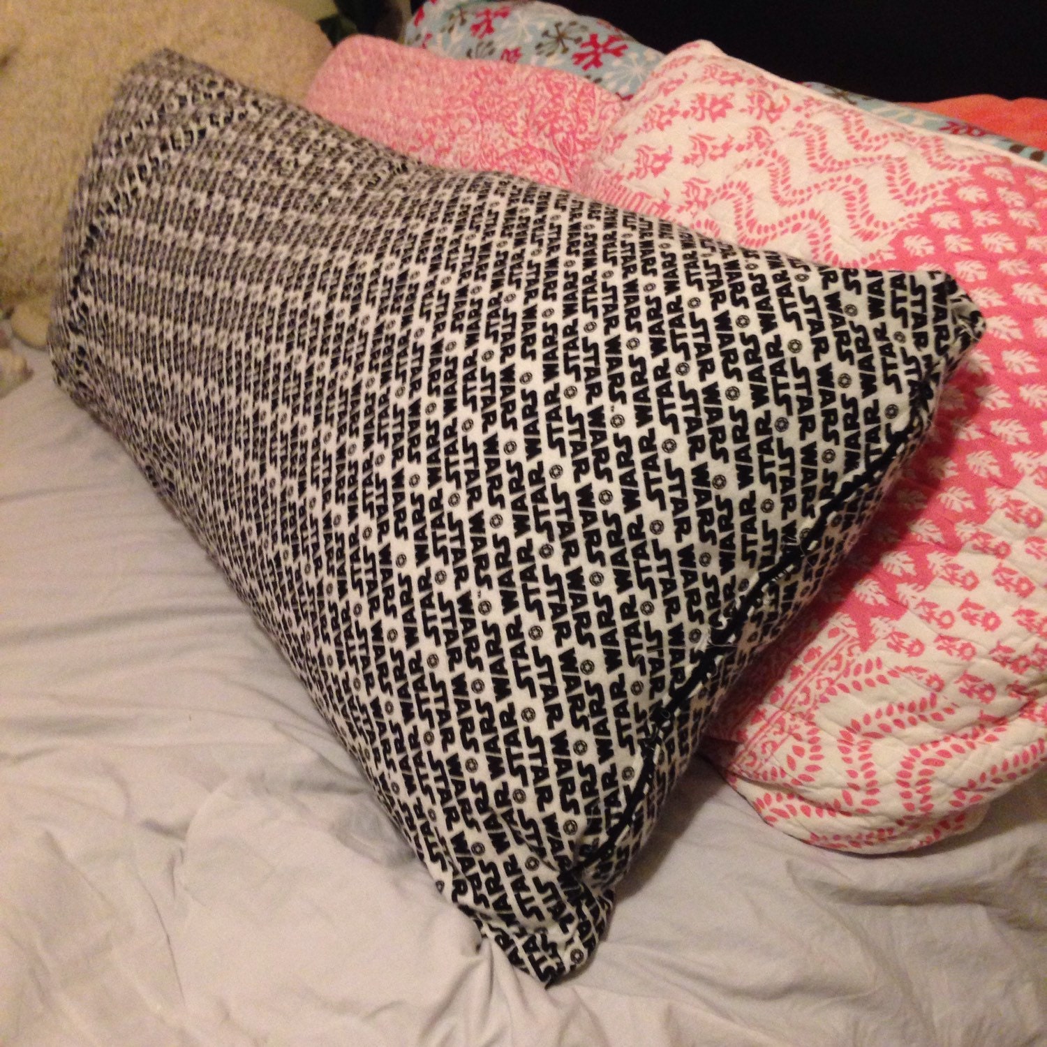 Star Wars fleece body pillow cover by HappyHandmadeLife on Etsy