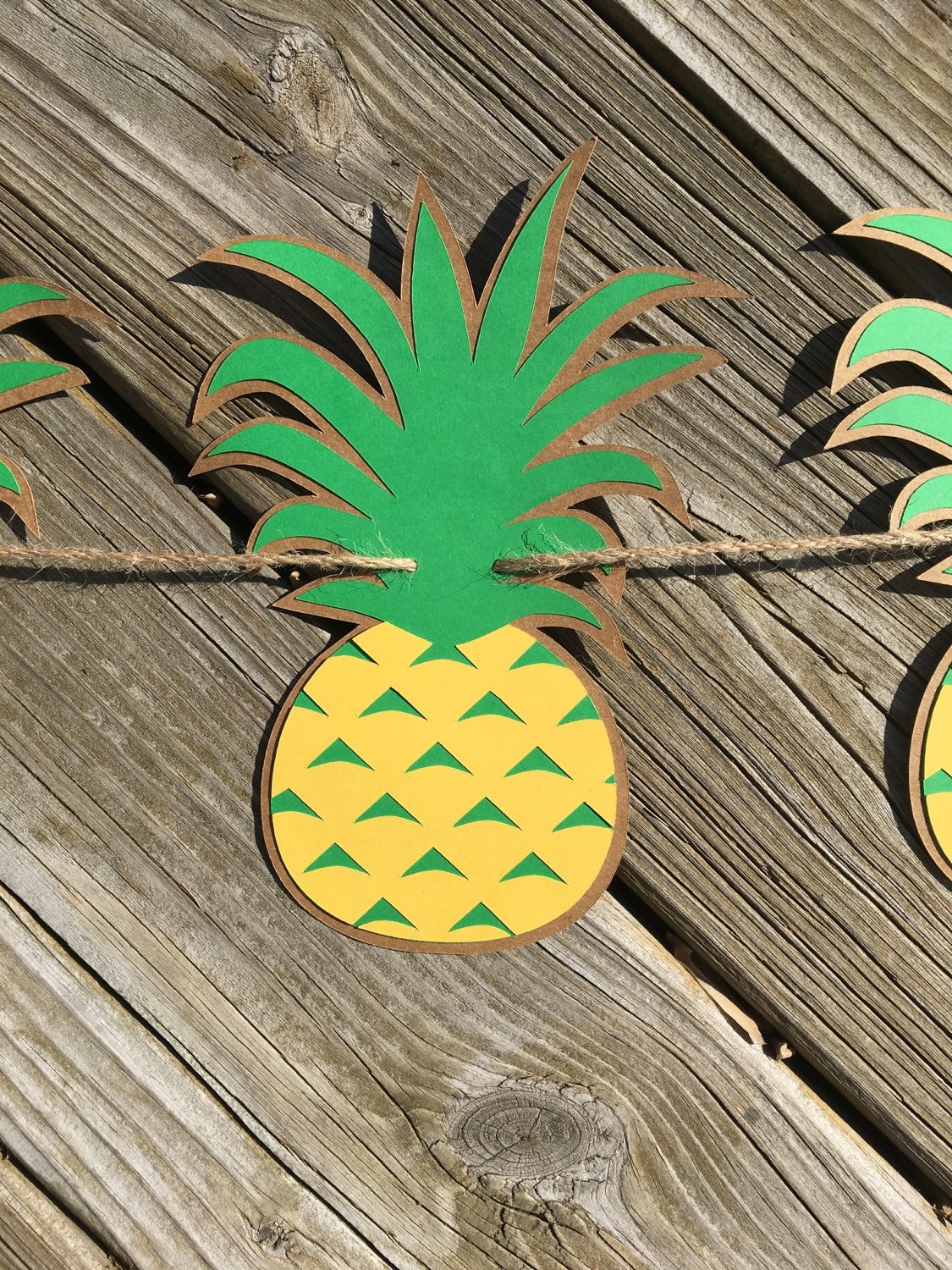 Pineapple Garland Pineapple Banner by EndearingCreations3