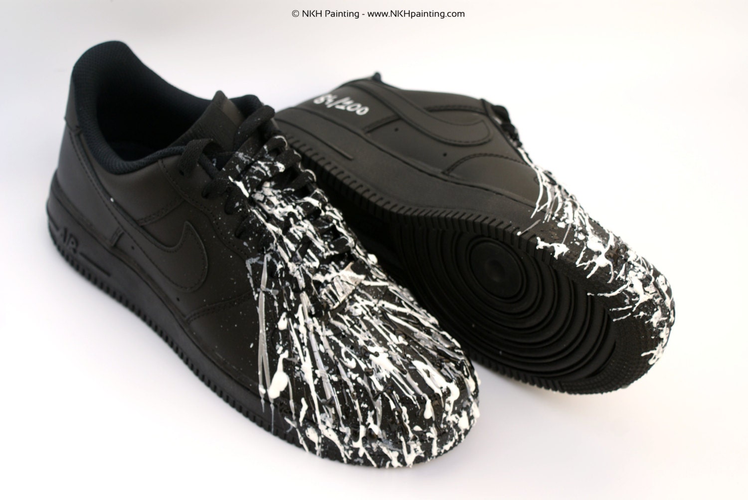 air force 1 black for kids