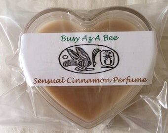 Sensual Cinnamon Beeswax Perfume made w/ 100% Pure Essential Oils