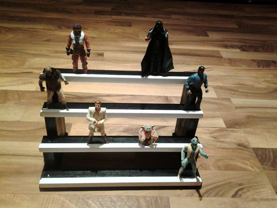 homemade action figure stands