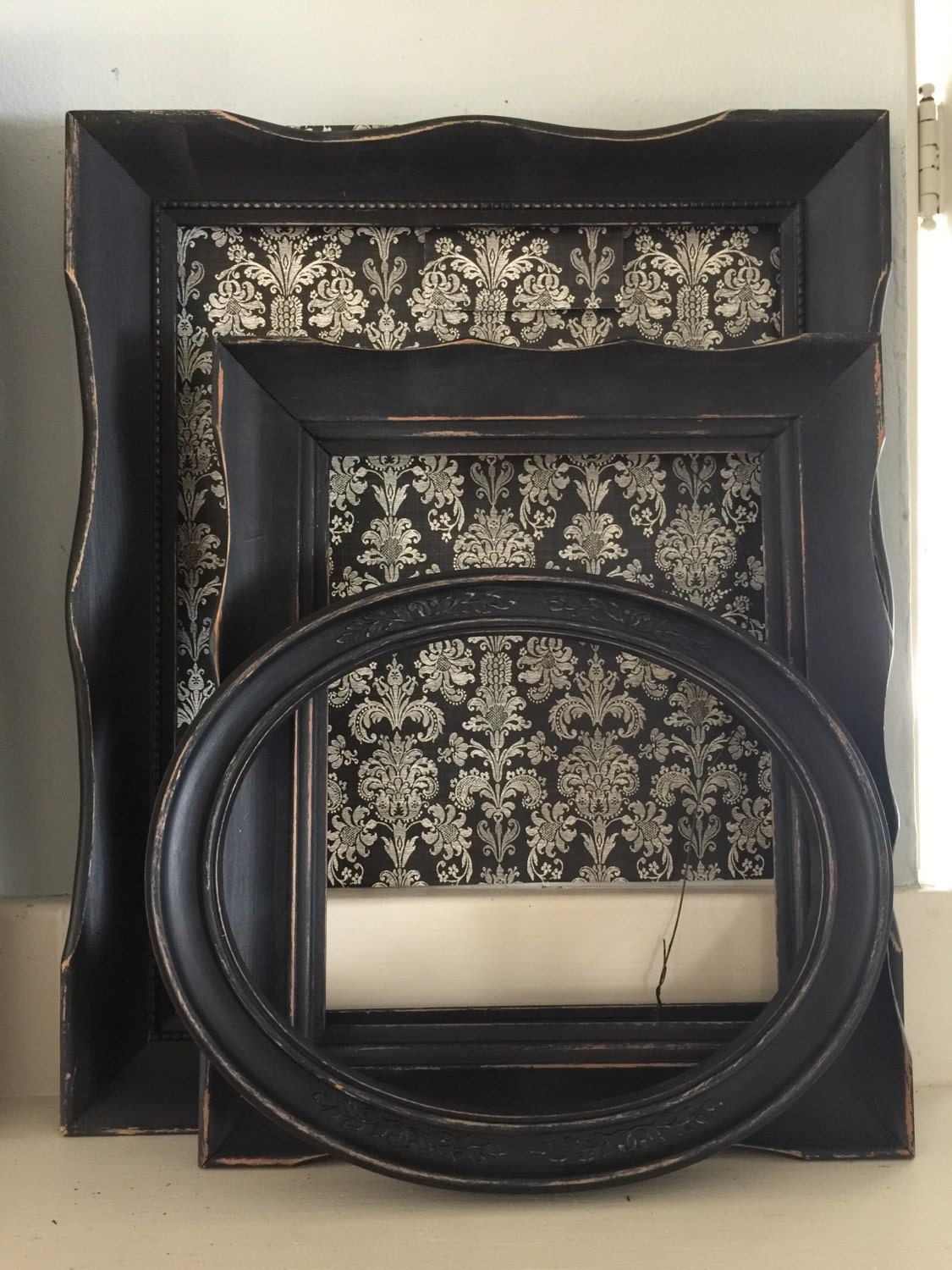 Black Shabby Distressed Picture Frames   Il Fullxfull.856634067 Nzoh 