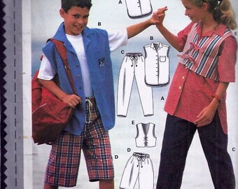 Shirt and Pants Pattern - Patron de chemise et de pantalon - Burda no 3829
