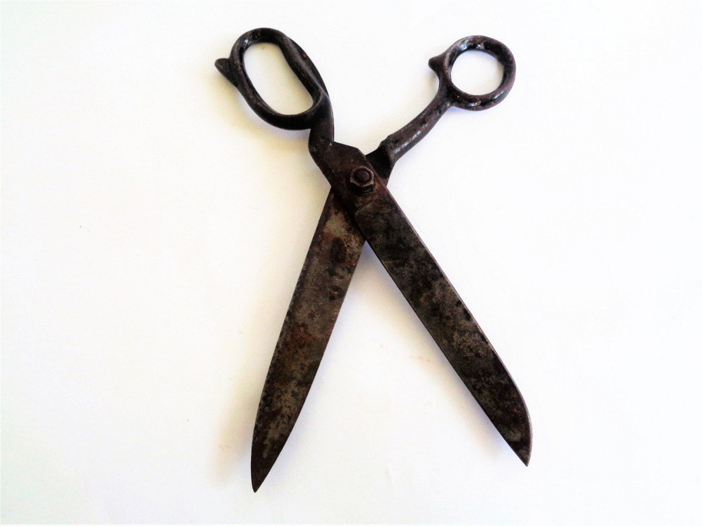 Antique Scissors Antique Metal Scissors Hand Iron