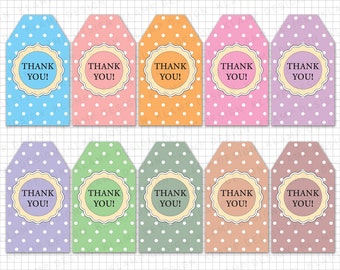 thank you printable tags
