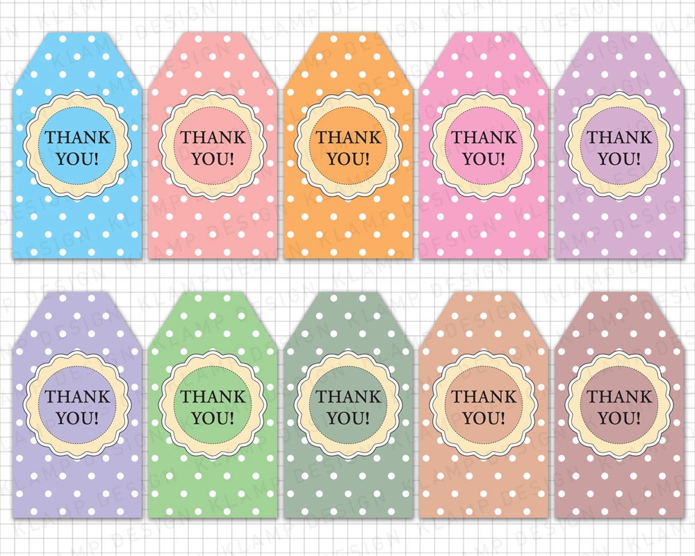 Free Printable Tags Thank You Sticker Template / 19 best Tegs for free