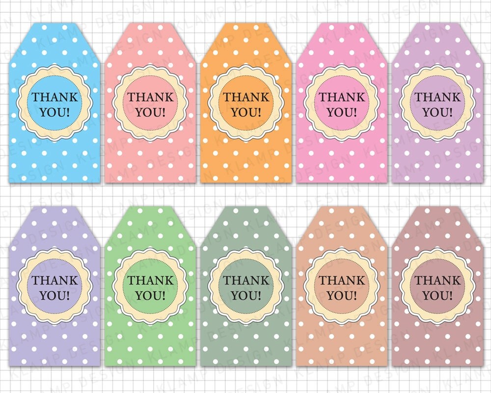 Thank You Labels Template Free