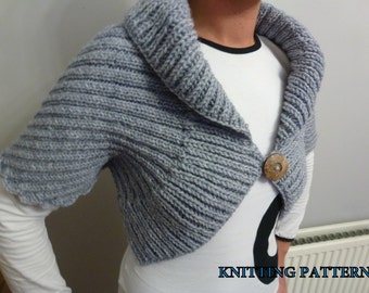 Shrug, Bolero, Wrap - Knitting Pattern