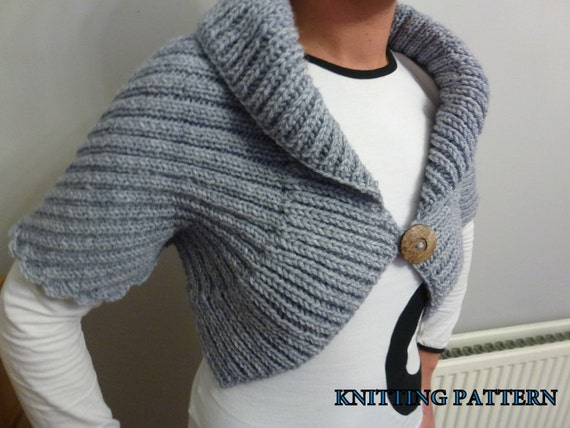 Shrug Bolero Wrap Knitting Pattern