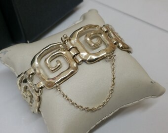 Silver bracelet 925 bracelet meander design SA282