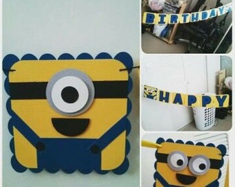 Minion Birthday Banner