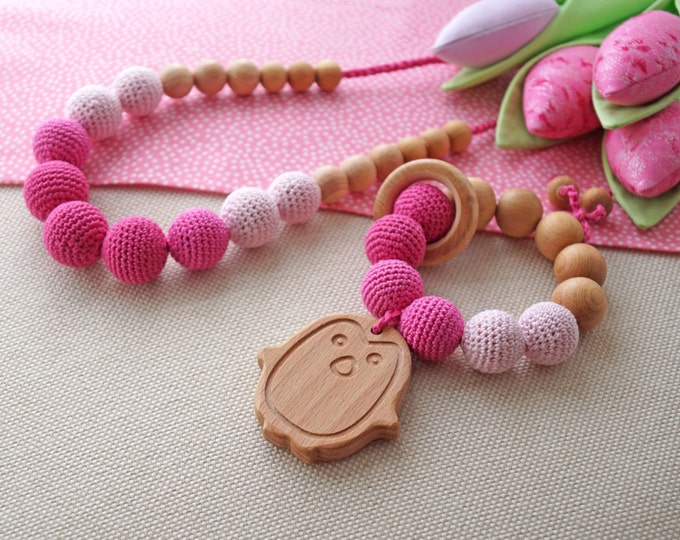 Nursing necklace / Babywearing necklace / Teething necklace / Breastfeeding necklace - For a little princess