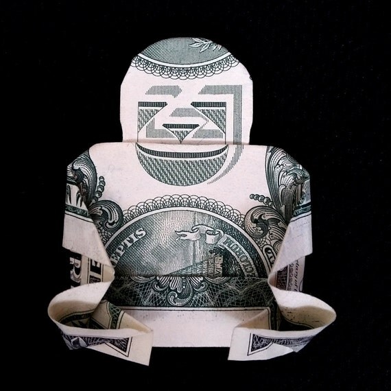 BUDDHA Sculpture Money Origami Buddhist Statue Made of Real