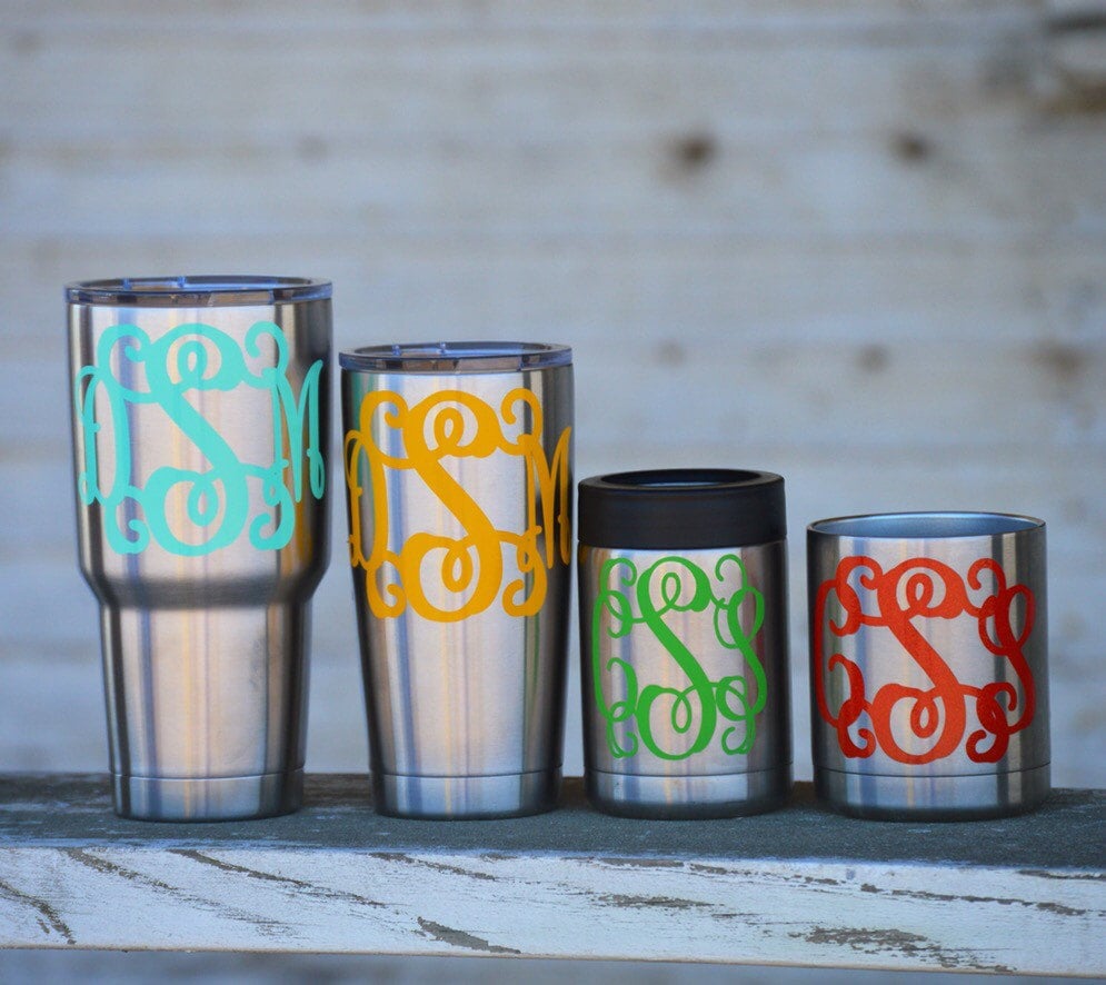Monogrammed Yeti Cup ALL sizes 30 oz 20 by SippitydoodahDesigns