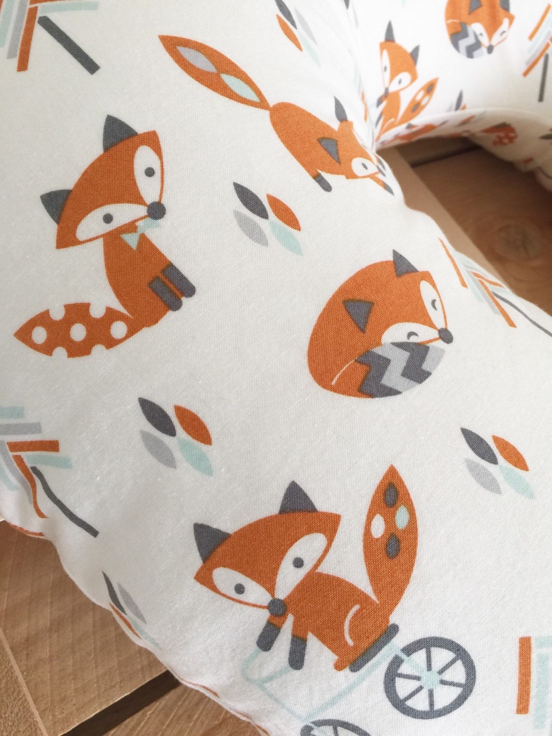 Nursing Pillow Cover Fox Woodland Tribal for Boppy Pillow