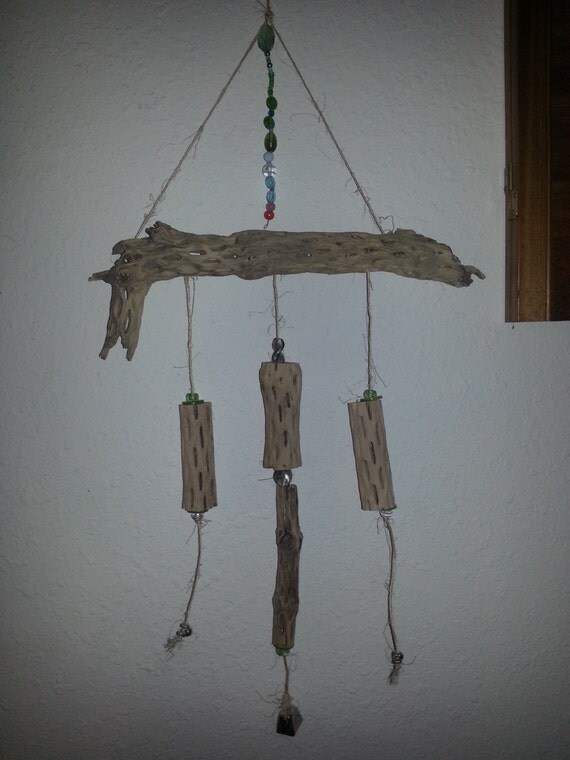 Wind Chime Wall Decor Cholla Wood Native New Mexican