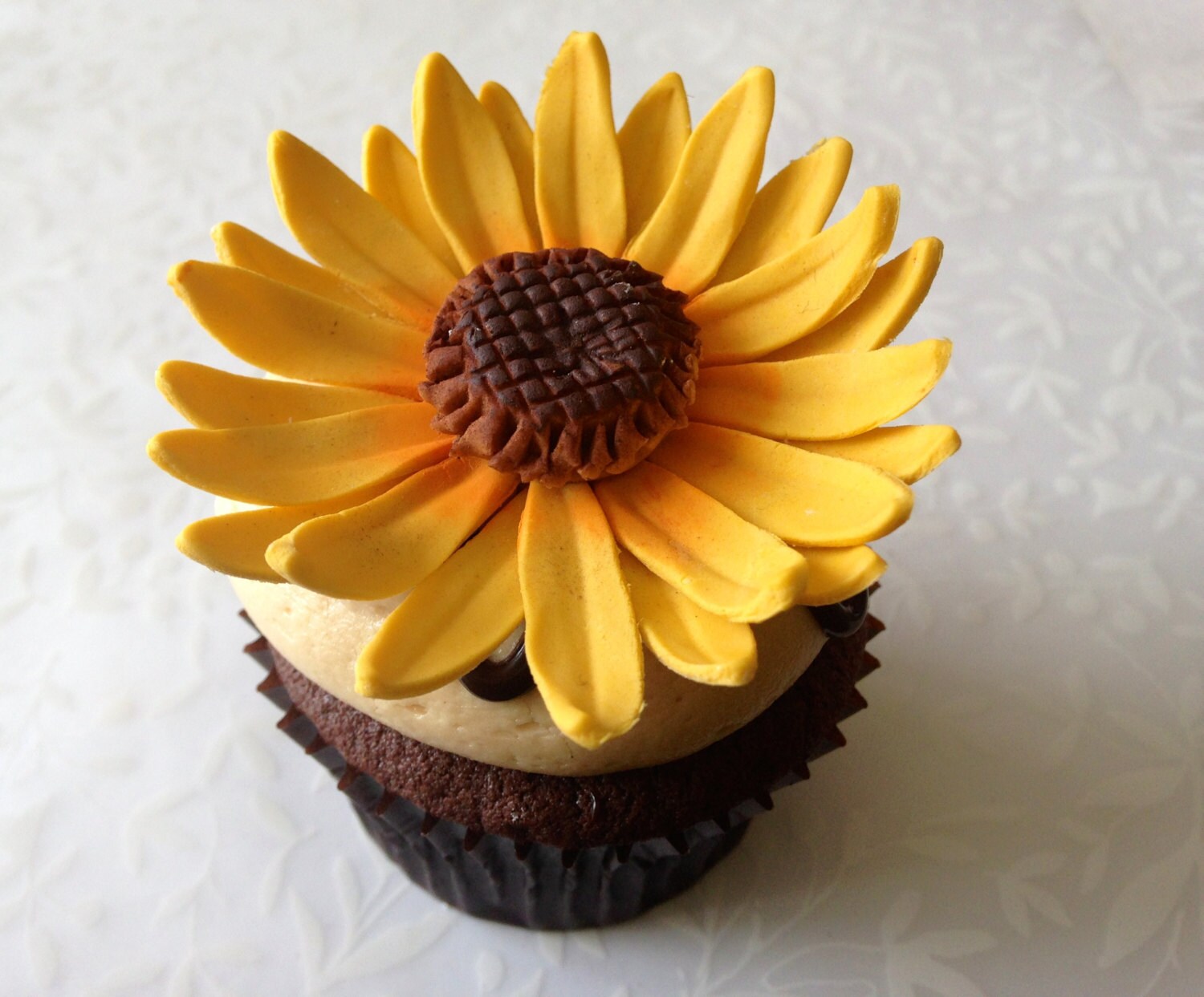 12 Sunflower Fondant Flower I 12 Sunflower Gumpaste Flowers
