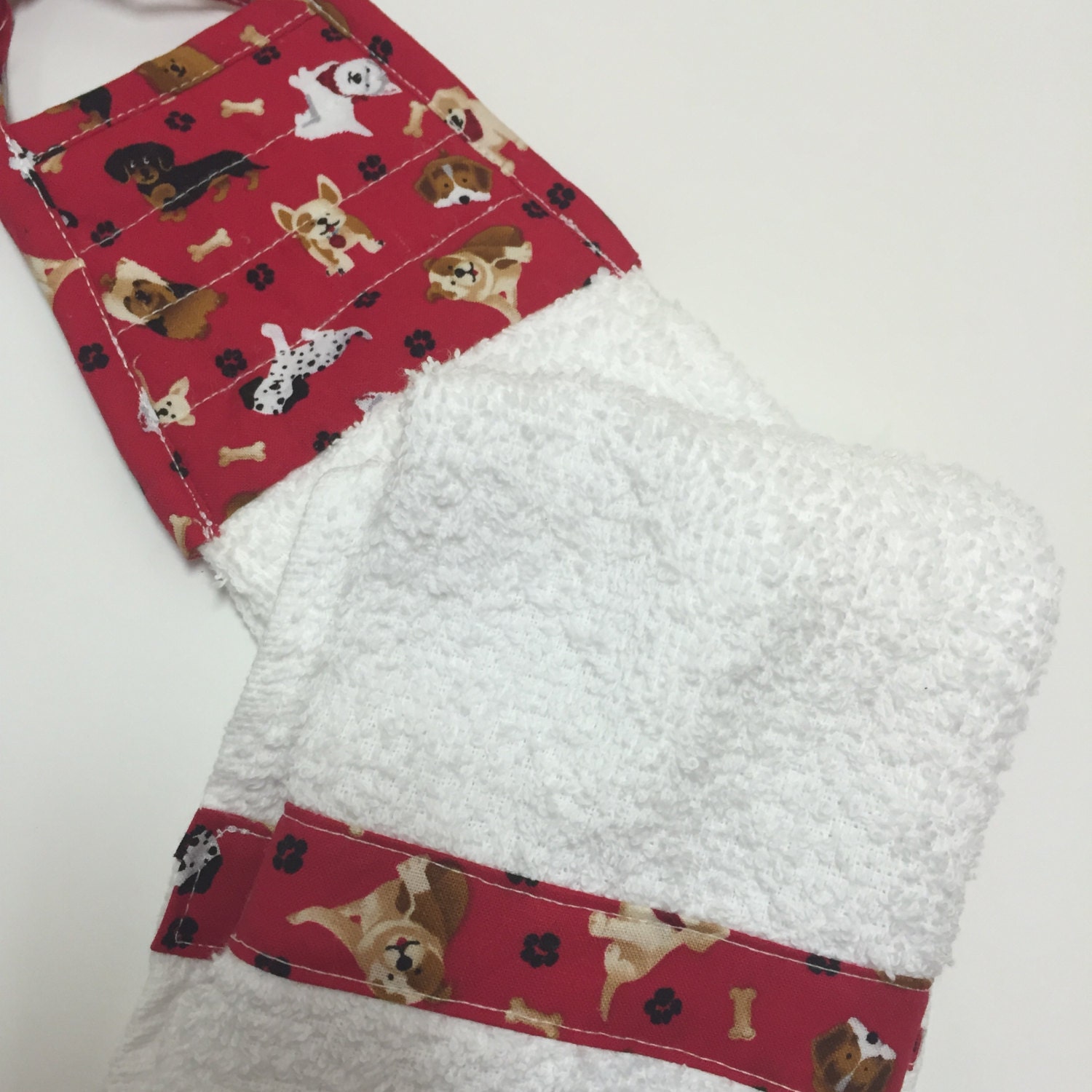 Dog Kitchen TowelDog TowelDog DecorDog LoverDog by thestuffedcat