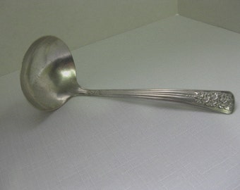 SILVER BELLE SILVERPLATE 1940 Gravy Ladle by International Silver