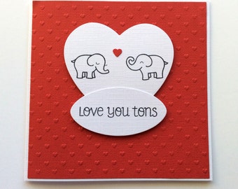 Girlfriend Birthday Card, Boyfriend Birthday Card, Wife Birthday, Husband Birthday, Cute I Love You, Cute Love Card, LUE201