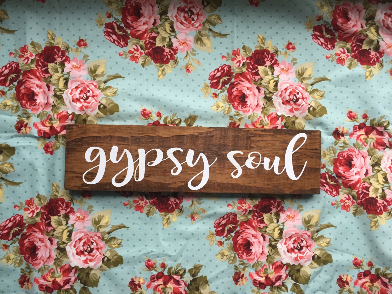 Gypsy Soul Wood Sign. Gypsy Decor. Gypsy Wood Sign. Gypsy Sign