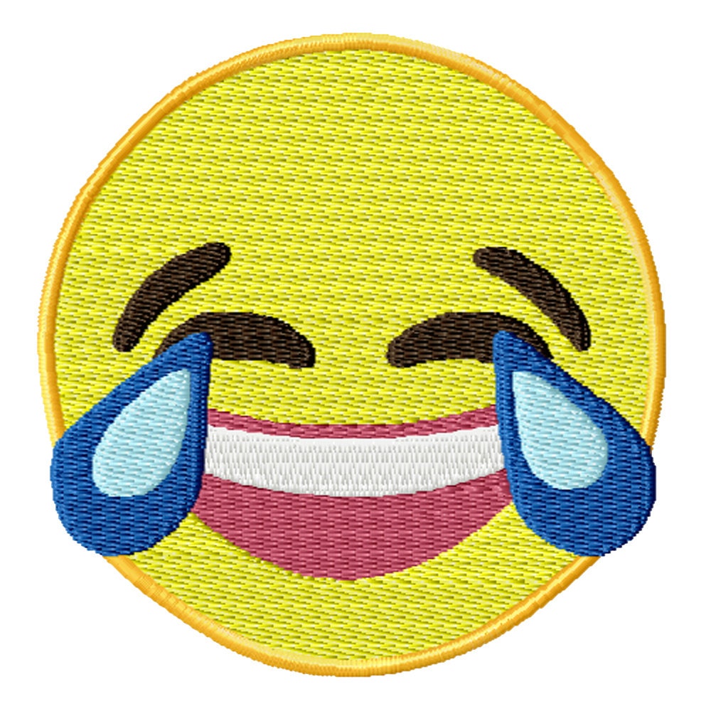 Laughing emoji a machine embroidery design for the embroidery machine Laughing emoji a machine embroidery design for the embroidery machine