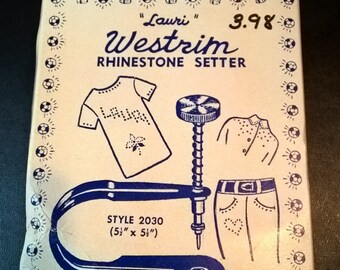 Vintage "Lauri" Westrim Rhinestone Setter **FREE SHIPPING**