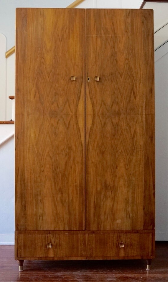 Stunning MidCentury Armoire / Wardrobe / by CyclicFurniture