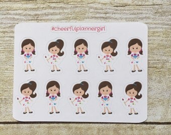Art Class Painting Party Girls Set 2 Small Sampler Planner Stickers